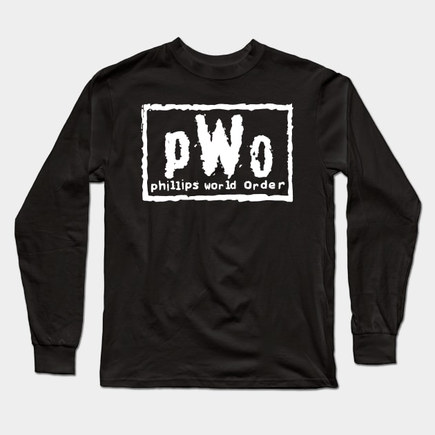 Phillips world order Long Sleeve T-Shirt by DoubleAron23